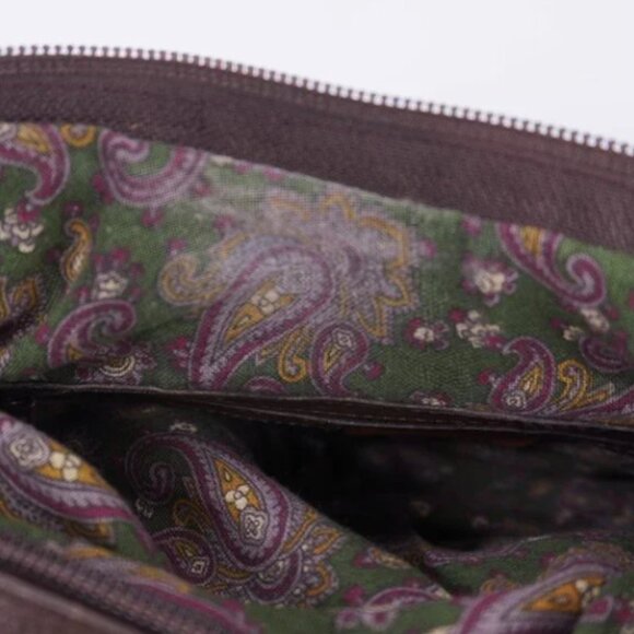 LEATHER LOFT Brown Full Grain Cowhide Crossbody Bag - Picture 10 of 10